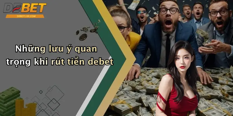 Những lưu ý quan trọng khi rút tiền debet