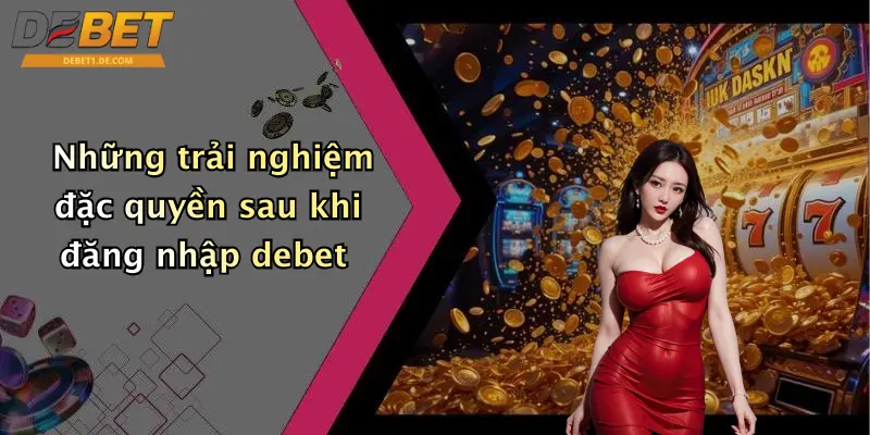 Những trải nghiệm đặc quyền sau khi đăng nhập debet